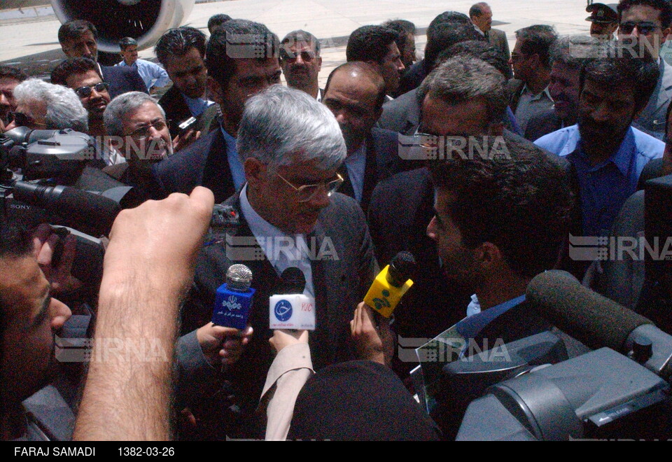 بازدید معاون اول رییس جمهوری از فرودگاه بین المللی امام خمینی (ره)