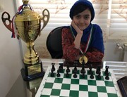 دختر شطرنج باز خراسان رضوی مدال طلای مسابقات آسیا را کسب کرد
