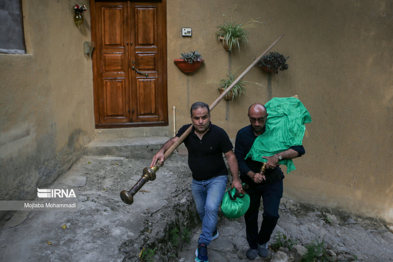 آیین سنتی علم بندان در ماسوله