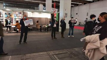 قصد تعرض منافقان علیه غرفه ایران در نمایشگاه کتاب فرانکفورت ناکام ماند
