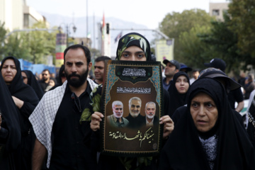 Arbaeen mourners hold rally