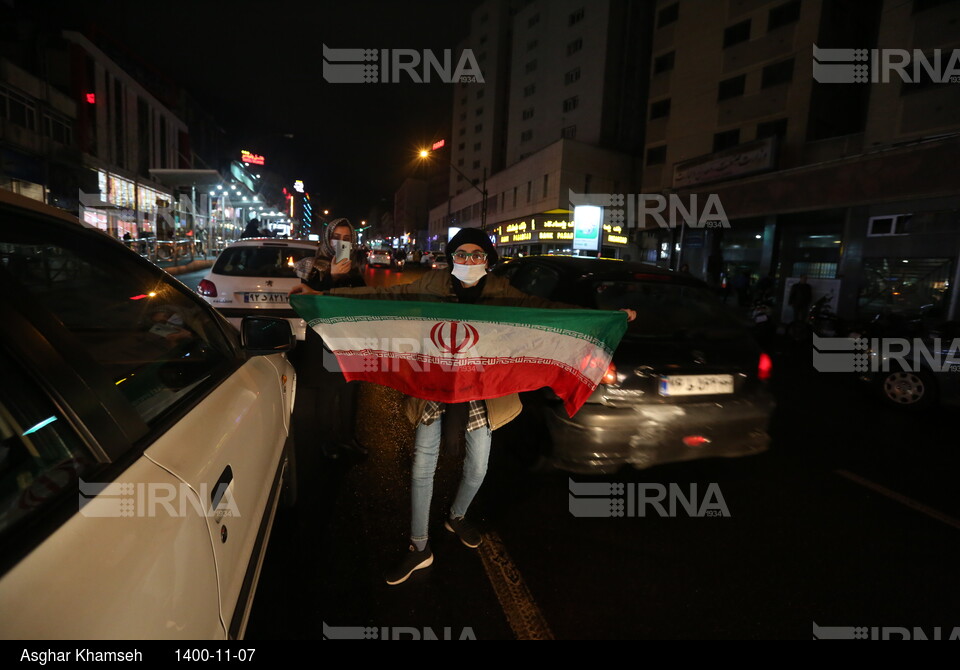 شادی مردم پس از صعود ایران به جام جهانی قطر