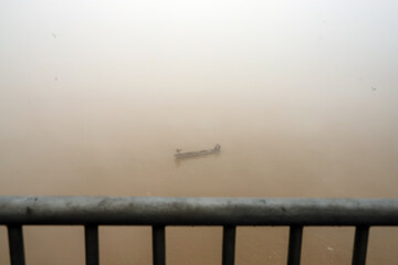 Brouillard et brume ce matin à Ahvaz dans le sud de l’Iran