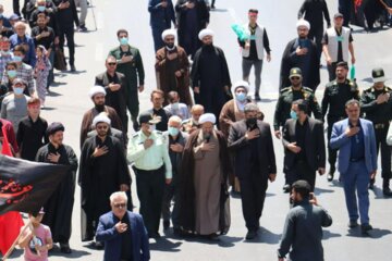 آئین عزاداری مردم شهرستان قرچک در روز شهادت امام صادق(ع)