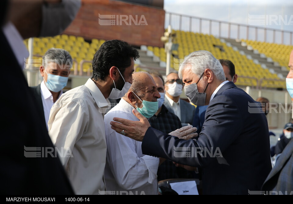 بازدید وزیر ورزش از مجموعه دوومیدانی آفتاب انقلاب