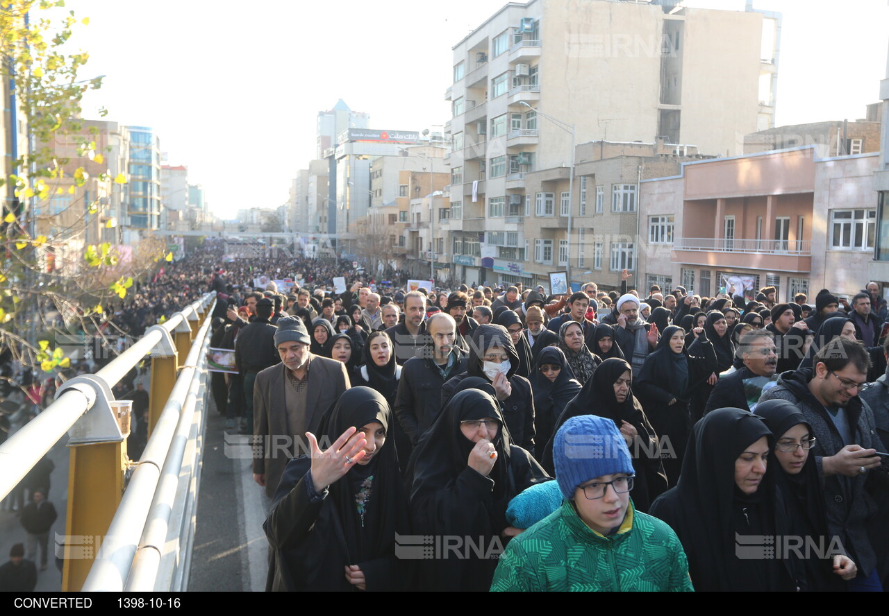 وداع با سربازان وطن - تشییع پیکر سردار سلیمانی