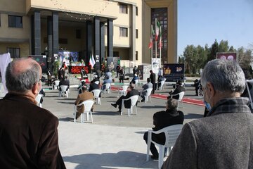 وداع کارکنان استانداری سمنان باشهید گمنام