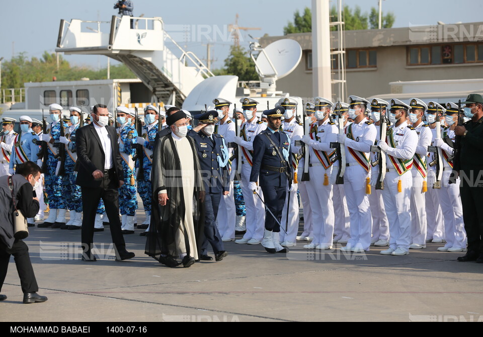 ورود رییس جمهوری به استان بوشهر