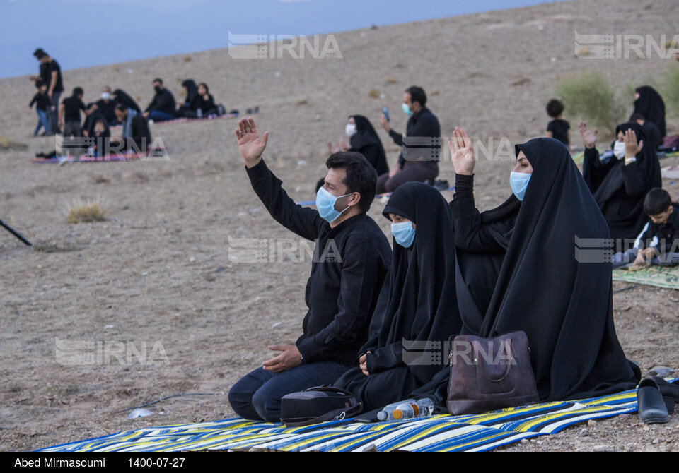 عزاداری در صحرای سمنان