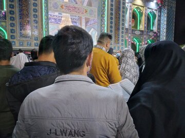 تحویل سال ۱۴۰۱ در جوار امام‌زاده صالح (ع)