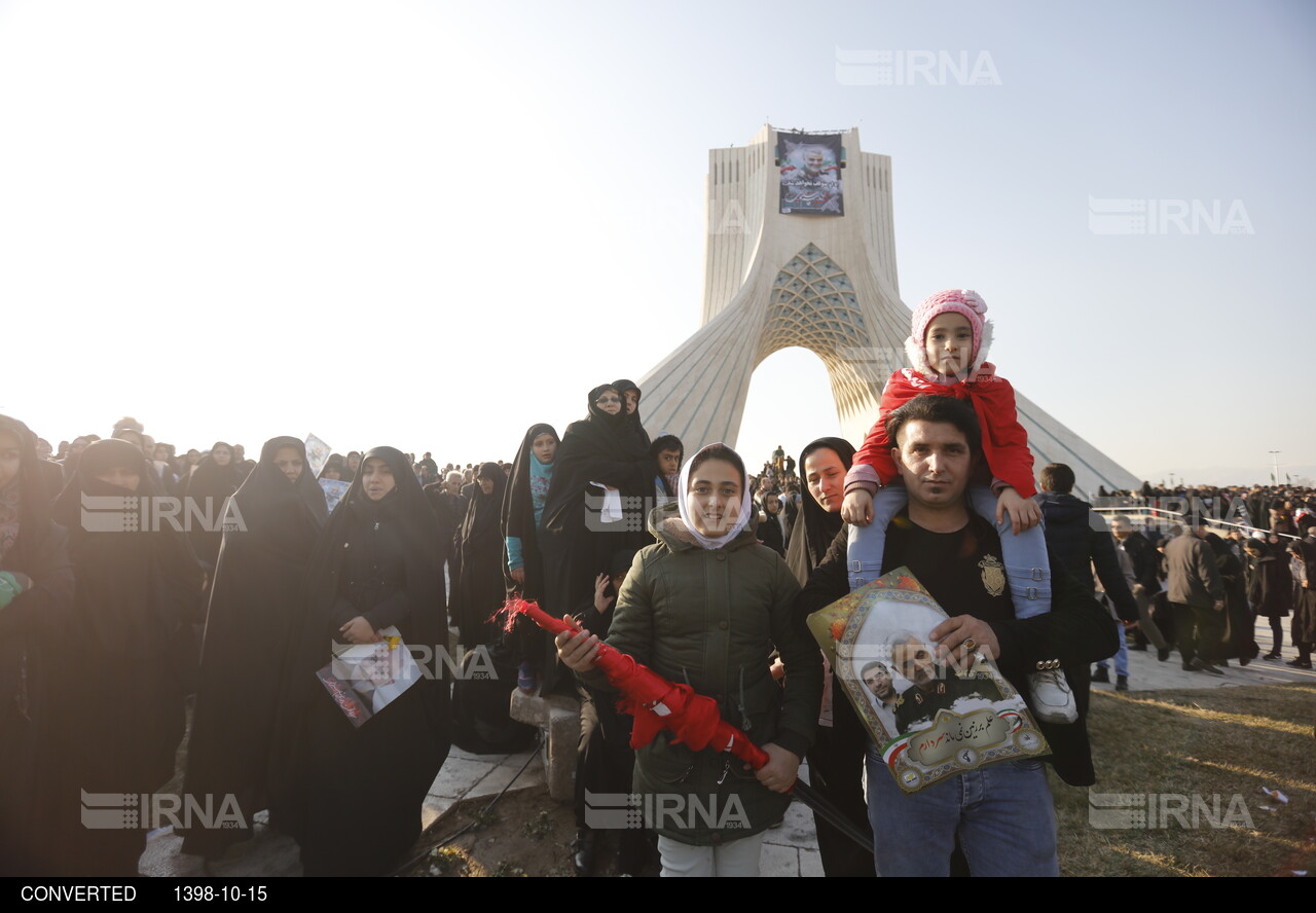 وداع با سربازان وطن - تشییع پیکر سردار سلیمانی