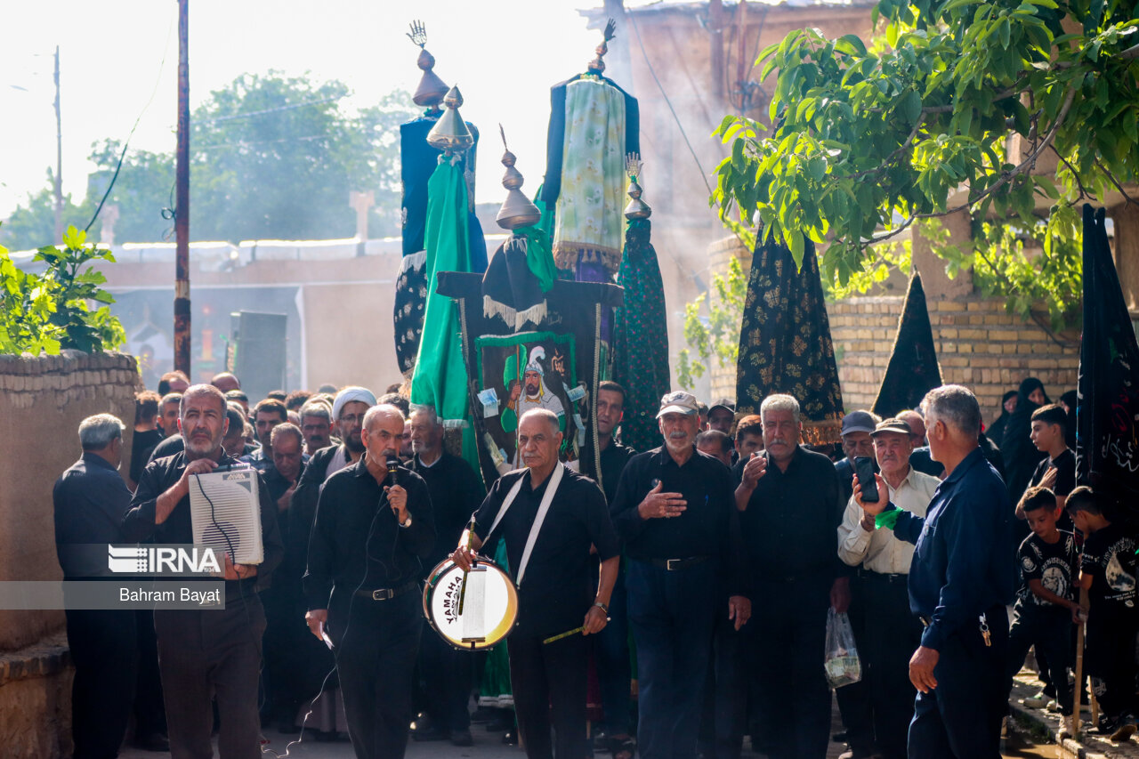 آیین سنتی علم گردانی درسجین - زنجان