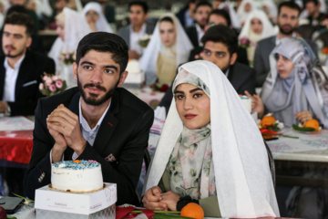 Cérémonie de mariage étudiant à l’Université militaire Imam Hossein (béni soit-il)