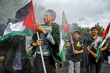 Arbaeen mourners hold rally