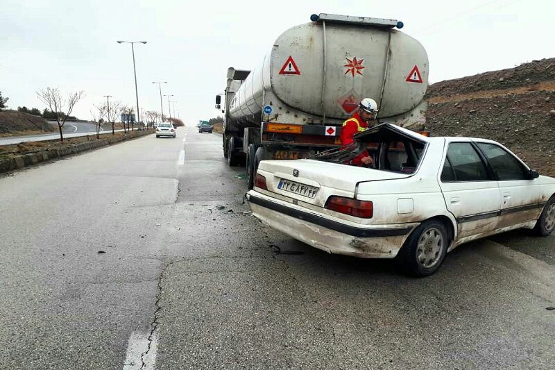 ۲ حادثه رانندگی در کاشان پنج مصدوم برجا گذاشت