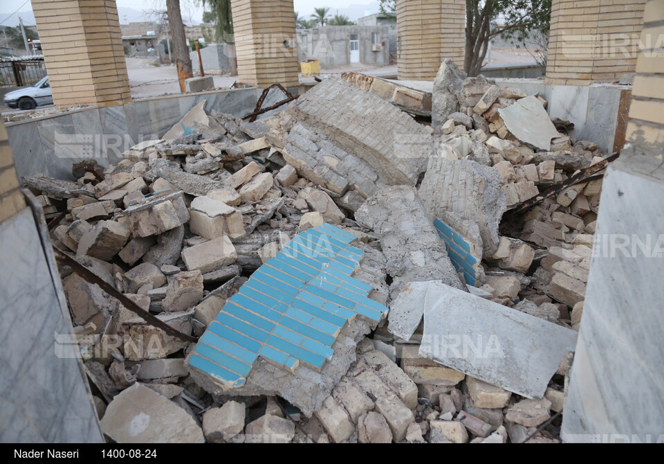 وضعیت روستای رضوان بندرعباس پس از زلزله