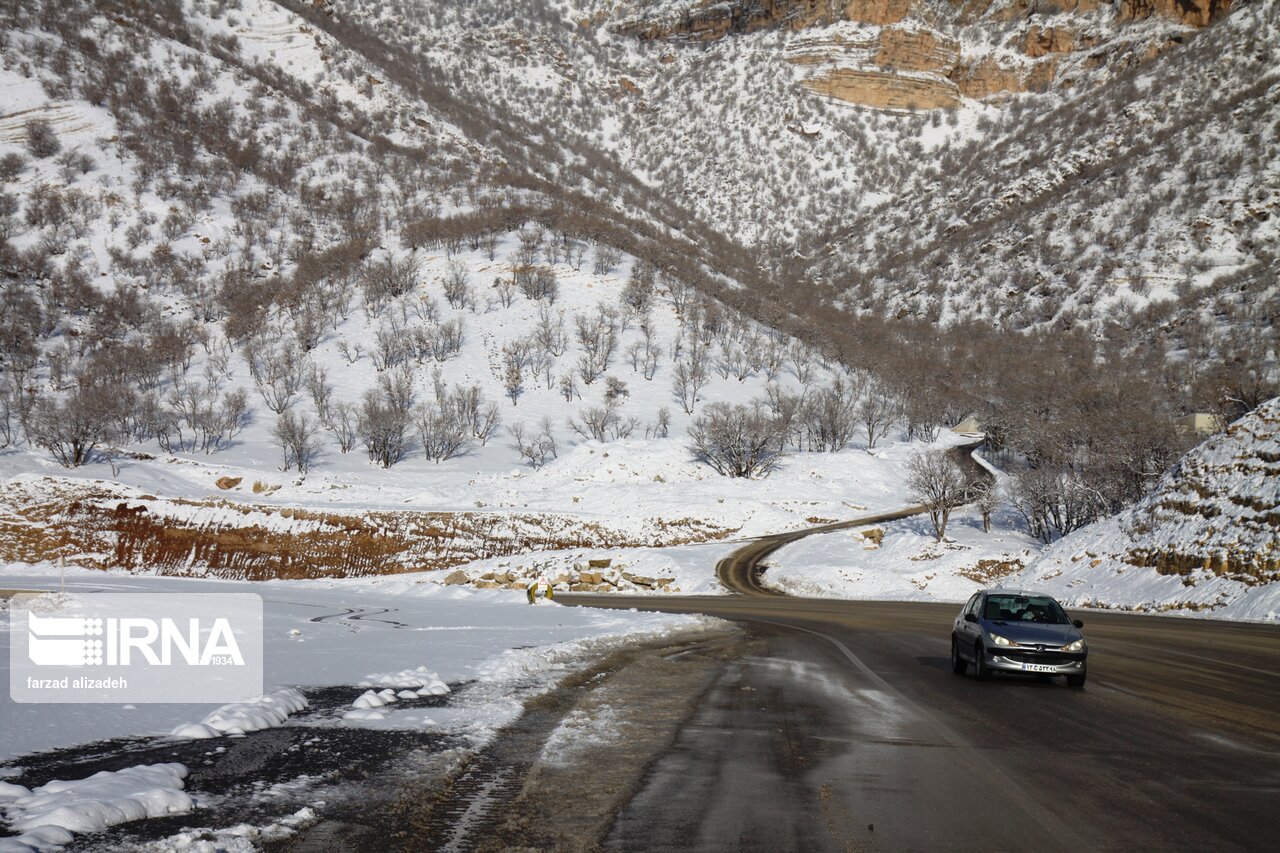 برف و سرما کردستان را فرا می‌گیرد