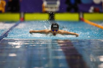 Des compétitions de natation à Téhéran 