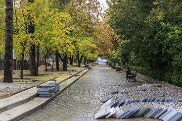 چهره شهر بارانی شیراز در مجاور پروژه های شهری