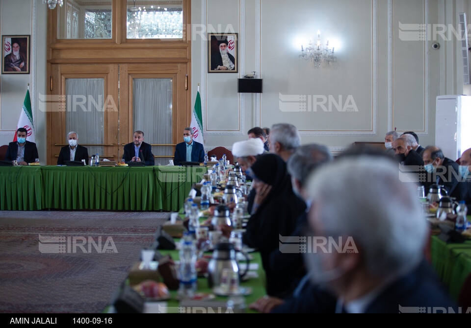 نشست مشترک اعضای کمیسیون امنیت ملی مجلس با امیرعبداللهیان