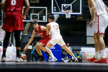 U-18 basketball match between Iran and Turkiye