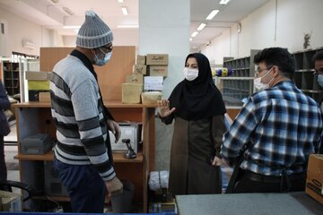 بازدید فریبا مرادی عضو هیات مدیره شرکت ملی پست ازپست استان سمنان