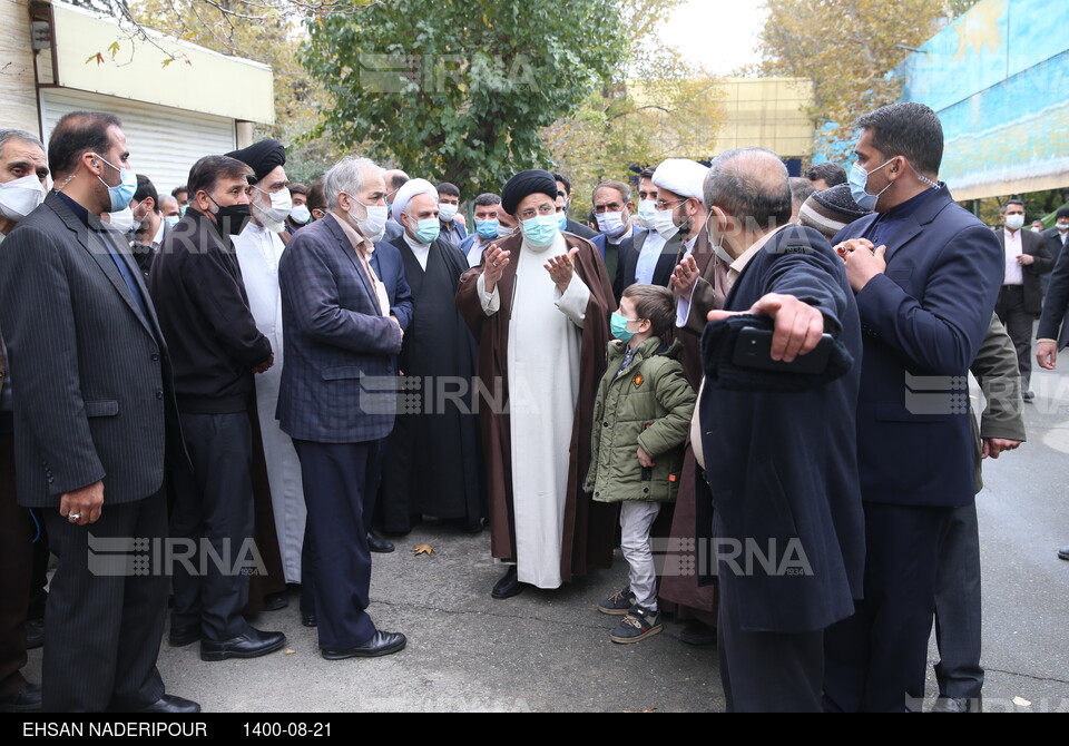 تشییع پیکر شهیده فاطمه اسدی در تهران