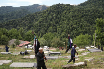 عزاداری تاسوعای حسینی - روستای شاه میلرزان - گیلان