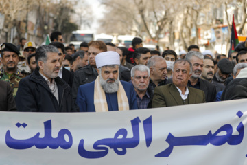 راهپیمایی «جمعه نصر» در سنندج