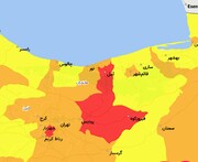 رنگ کرونایی قرمز به مازندران برگشت