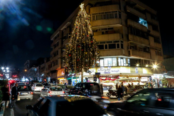 Ambiente navideño en Teherán