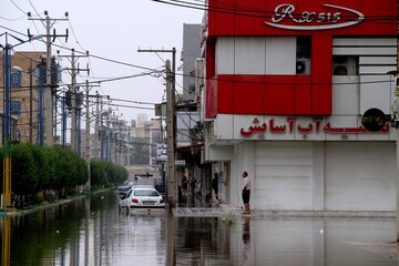 آبگرفتگی معابر سربندر