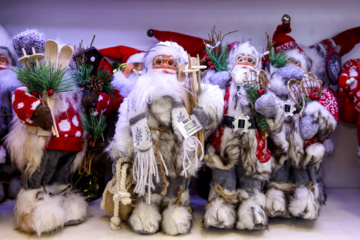 Ambiente navideño en Teherán