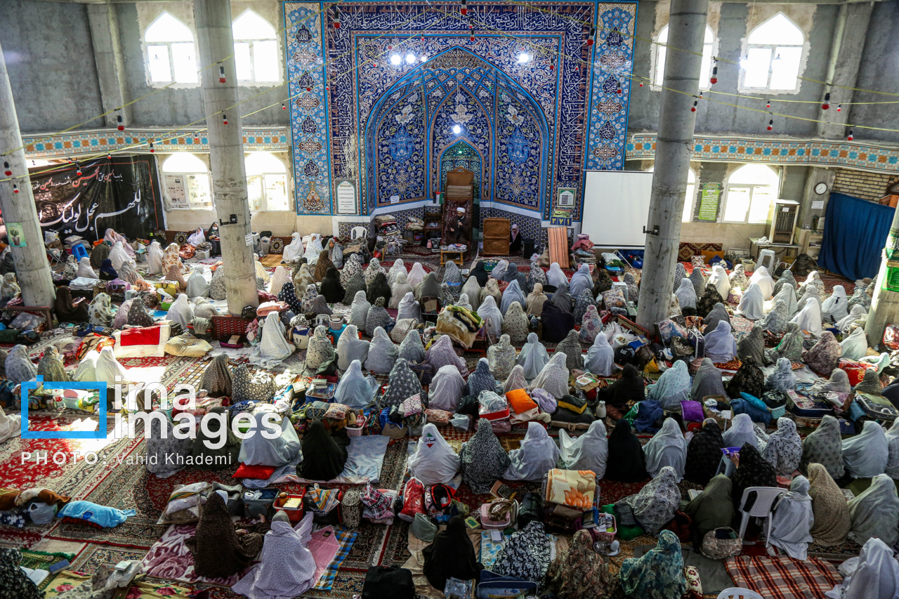 مراسم معنوی اعتکاف در بجنورد