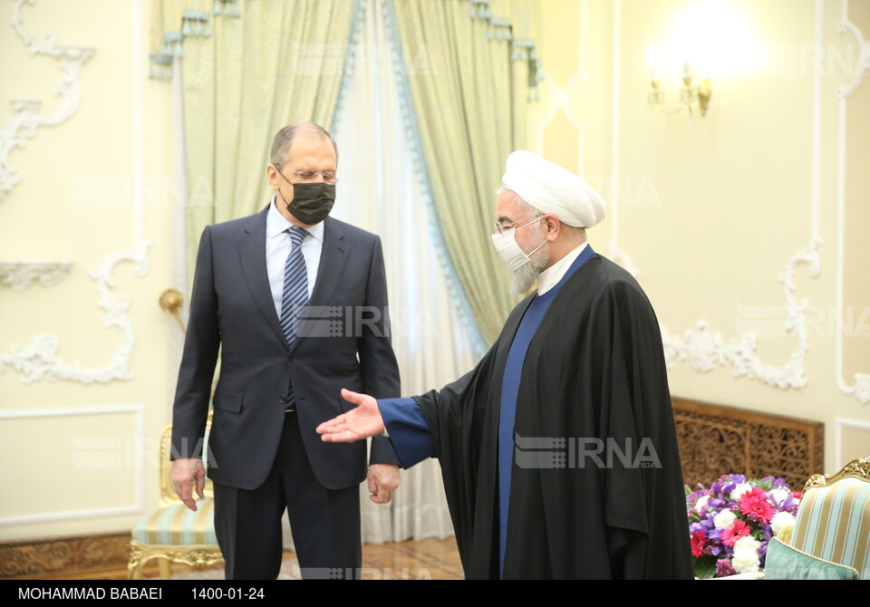 دیدار وزیر امور خارجه روسیه با روحانی
