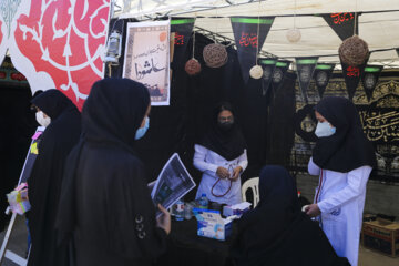 عزاداری جاماندگان اربعین حسینی در جوار شهدای گمنام دانشگاه شیراز