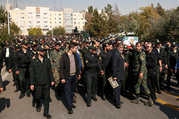 تشییع پیکر شهید مدافع امنیت «امیرمحمد شمسی»