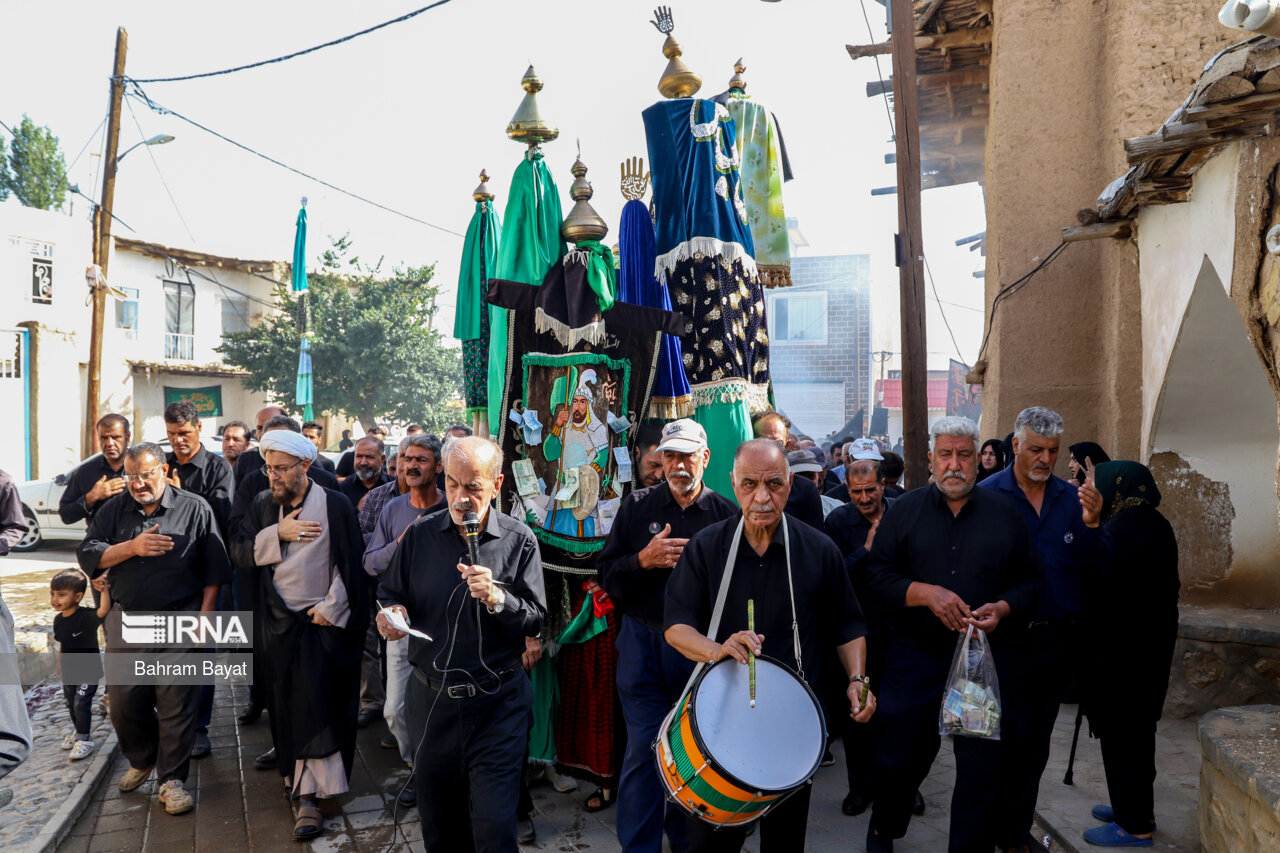 آیین سنتی علم گردانی درسجین - زنجان