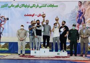 خوزستان قهرمان رقابت‌های کشتی فرنگی نونهالان کشور شد
