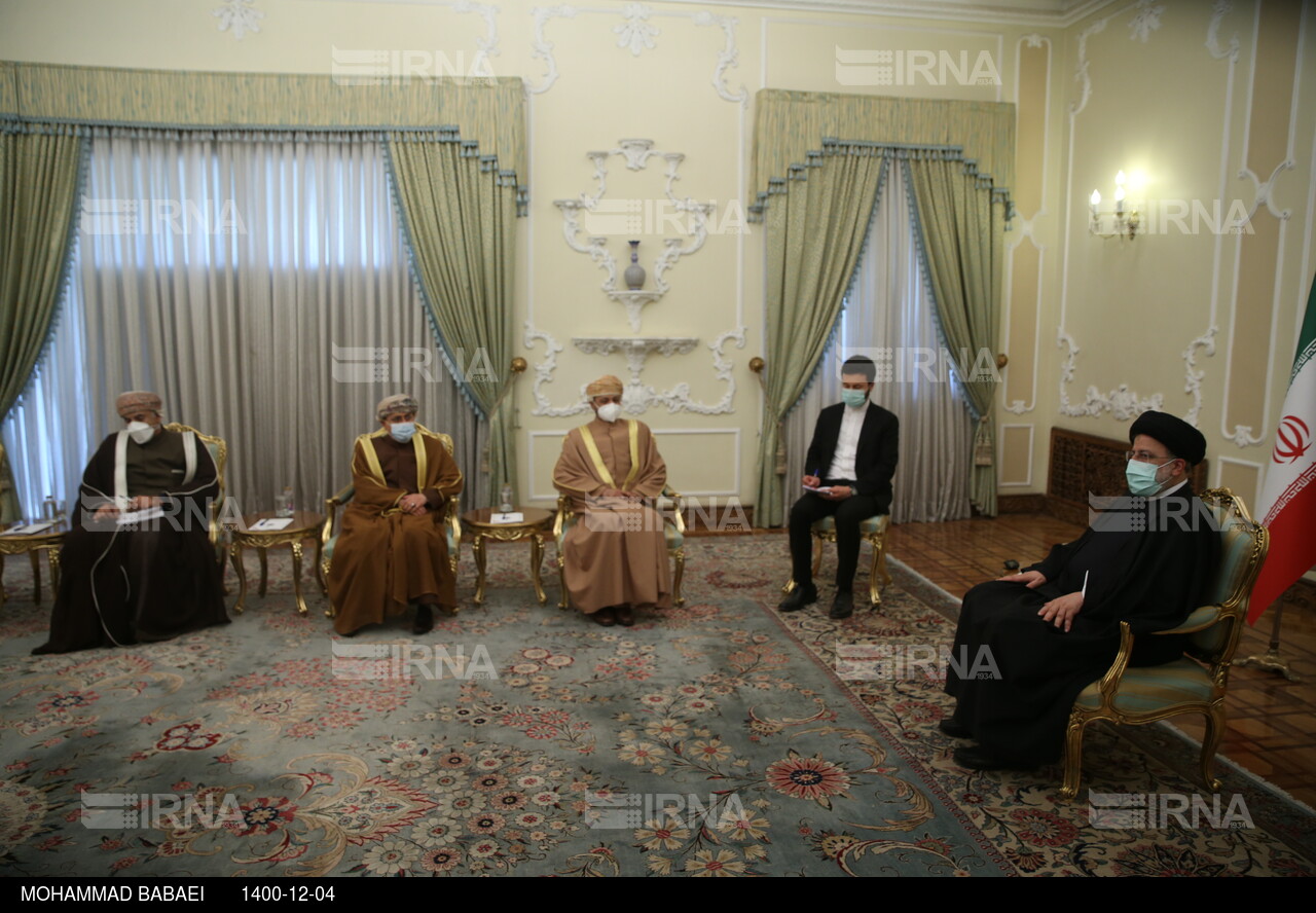 دیدار وزیر خارجه عمان با رییس جمهور