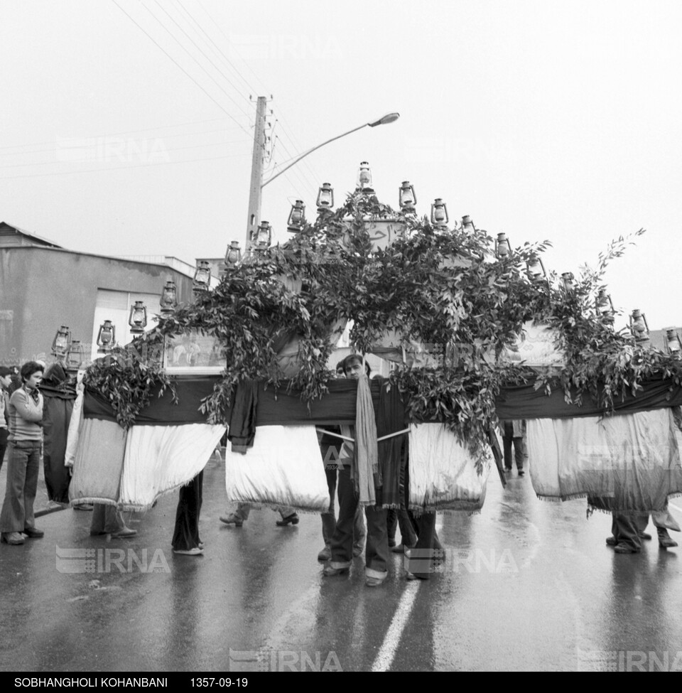 راهپیمایی مردم تهران در روز تاسوعا سال 1357