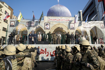 110 000 membres des forces Basij organisent un exercice pro-palestinien à Téhéran