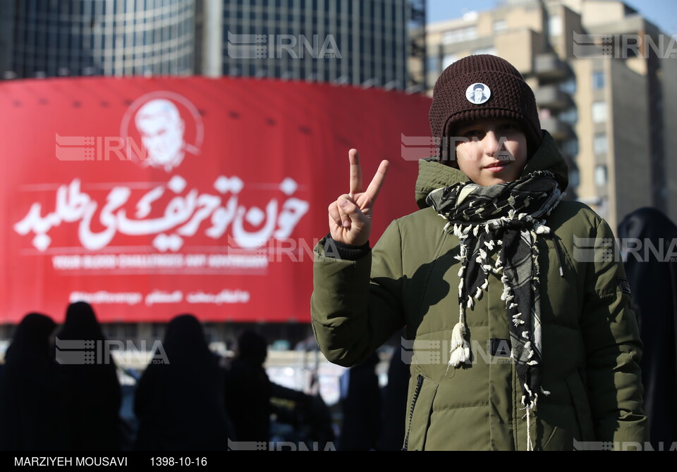 وداع با سربازان وطن - تیپ نگاری شرکت کنندگان در تشییع سردار سلیمانی