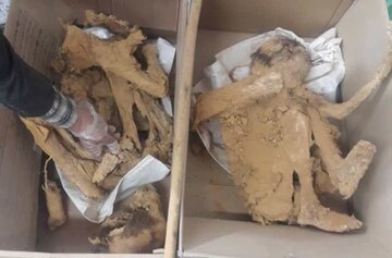فرماندار: ۲ اسکلت در معدن تاریخی اردستان کشف شد