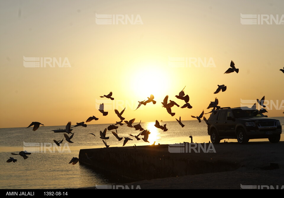 دیدنیهای ایران - جزیره کیش - طلوع و غروب آفتاب