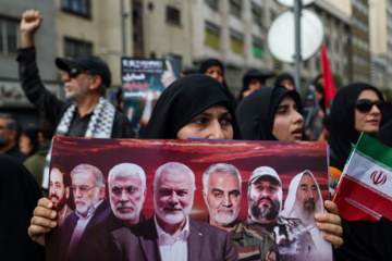 Cérémonie funéraire du martyr Ismail Haniyeh à Téhéran ce jeudi premier août 2024