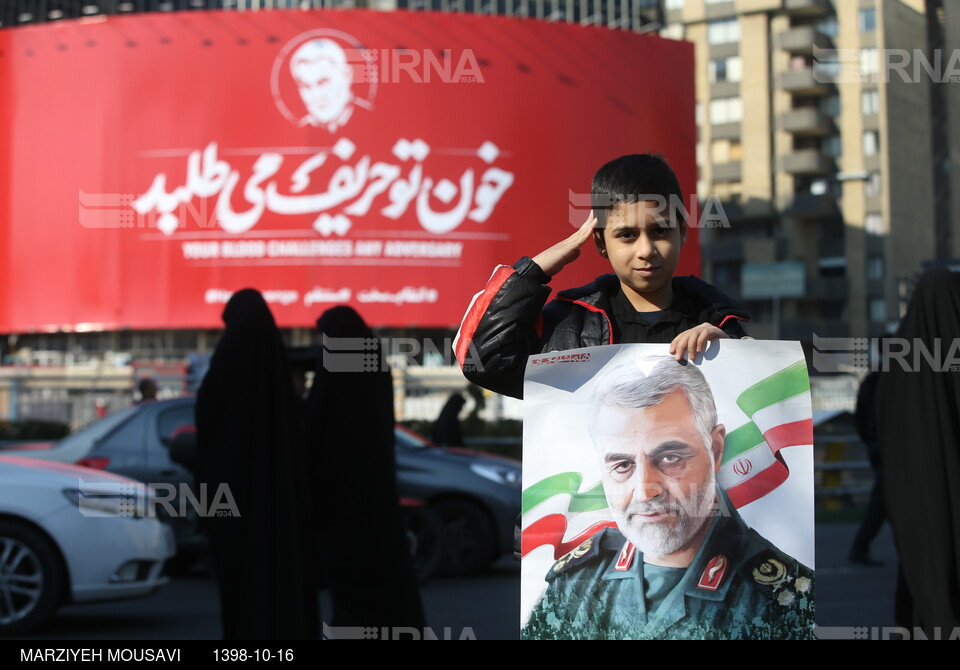 وداع با سربازان وطن - تیپ نگاری شرکت کنندگان در تشییع سردار سلیمانی