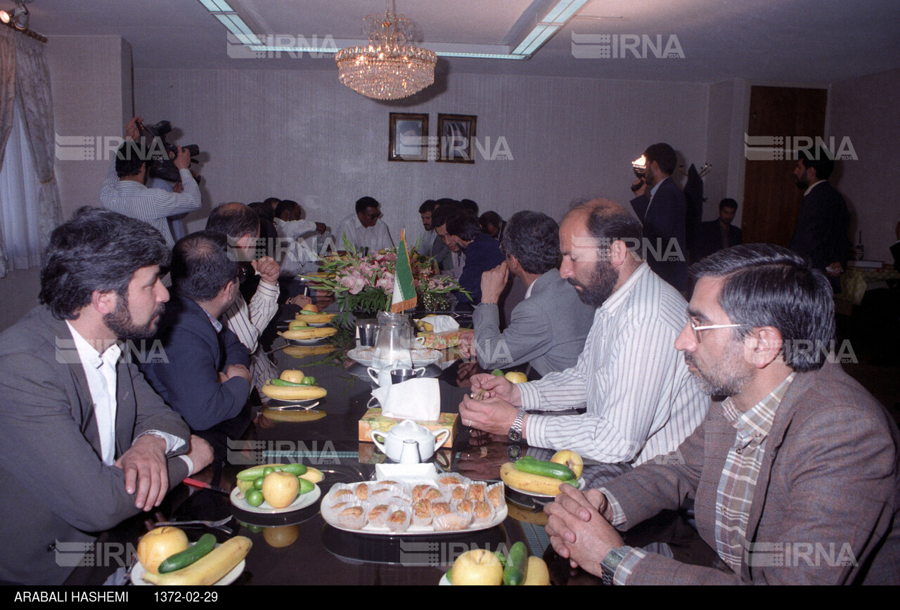 سفر محمدعلی کلی به ایران - دیدار با مدیرعامل خبرگزاری جمهوری اسلامی (ایرنا)