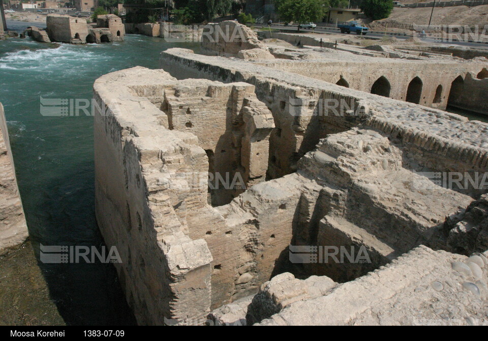 بقایای آسیاب های آبی قدیمی رودخانه دزفول