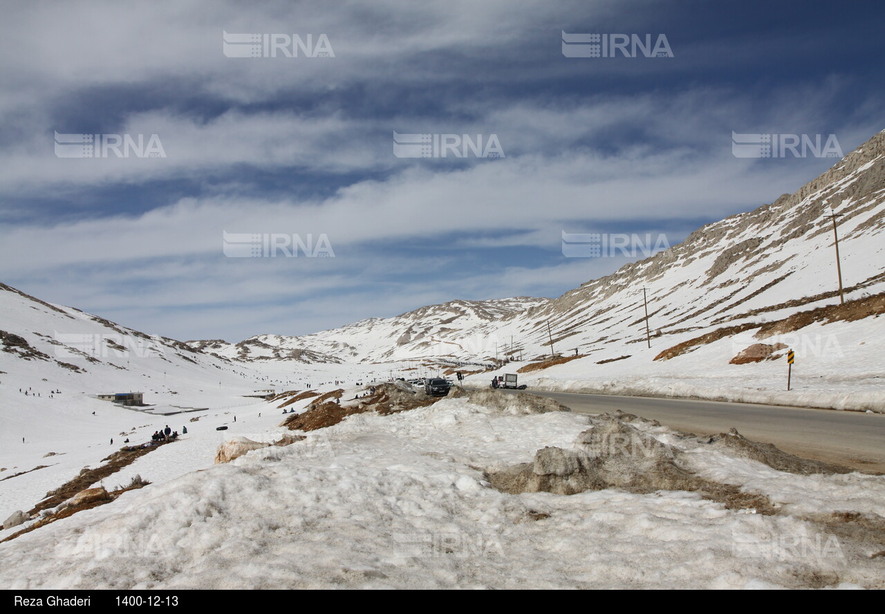 تفریحات زمستانی در پیست پولادکف فارس